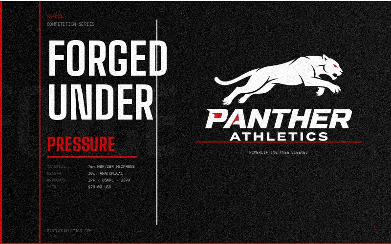 Athlete on competition platform